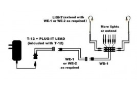 N2G N Gauge Gas Lamp Starter set, contains 2 lamps